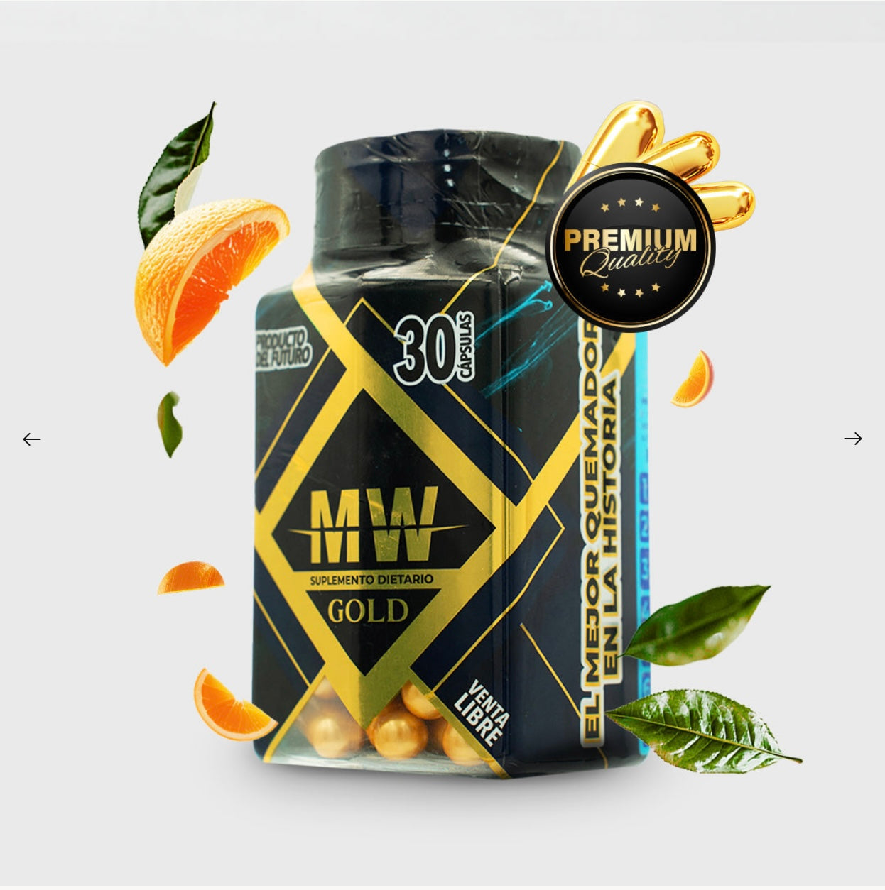 MW Gold Fat Burner – Advanced Dietary Supplement for Weight Management