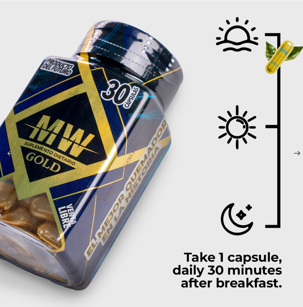 MW Gold Fat Burner – Advanced Dietary Supplement for Weight Management